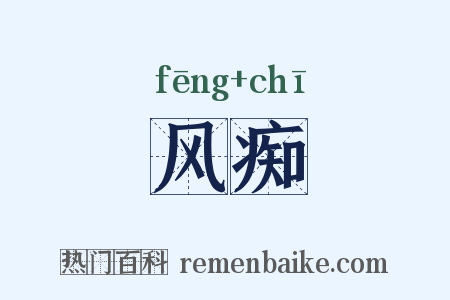 风痴是什么意思的图片